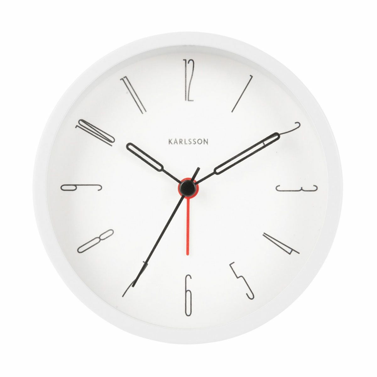 VAMPS CHANCE 当選品 非売品 掛け時計 置き時計 新品未使用 KARLSSON カールソン Alarm clock Belle Numbers iron white