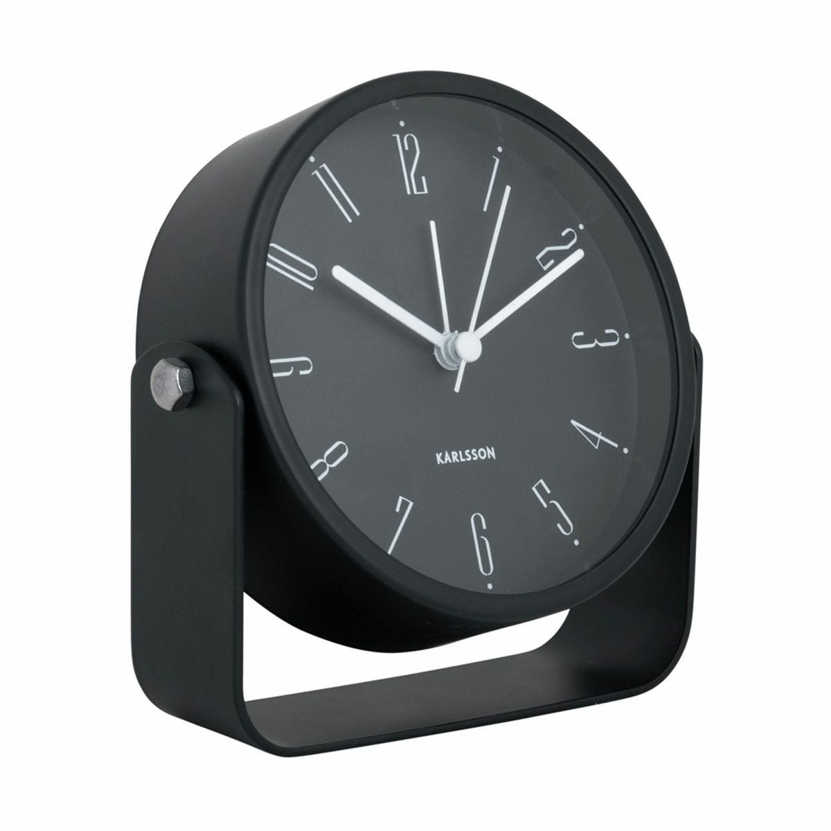 KARLSSON カールソン Alarm clock Regal Numbers black | KARLSSON
