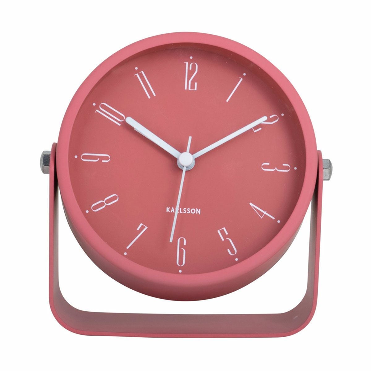 KARLSSON カールソン Alarm clock Data Flip rubberized bright green