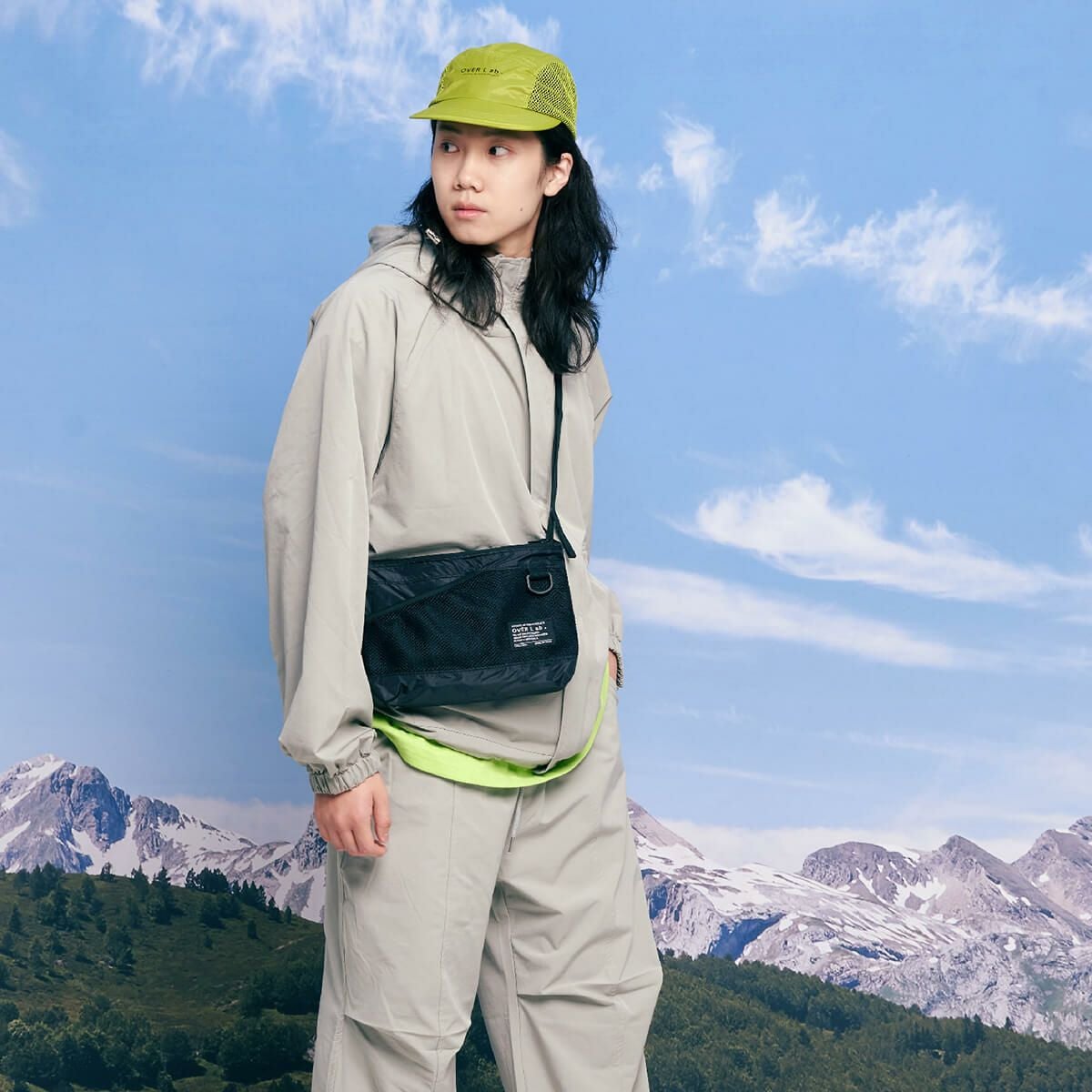 OverLab オーバーラボ mesh sacoche_black | OverLab | CAViAR
