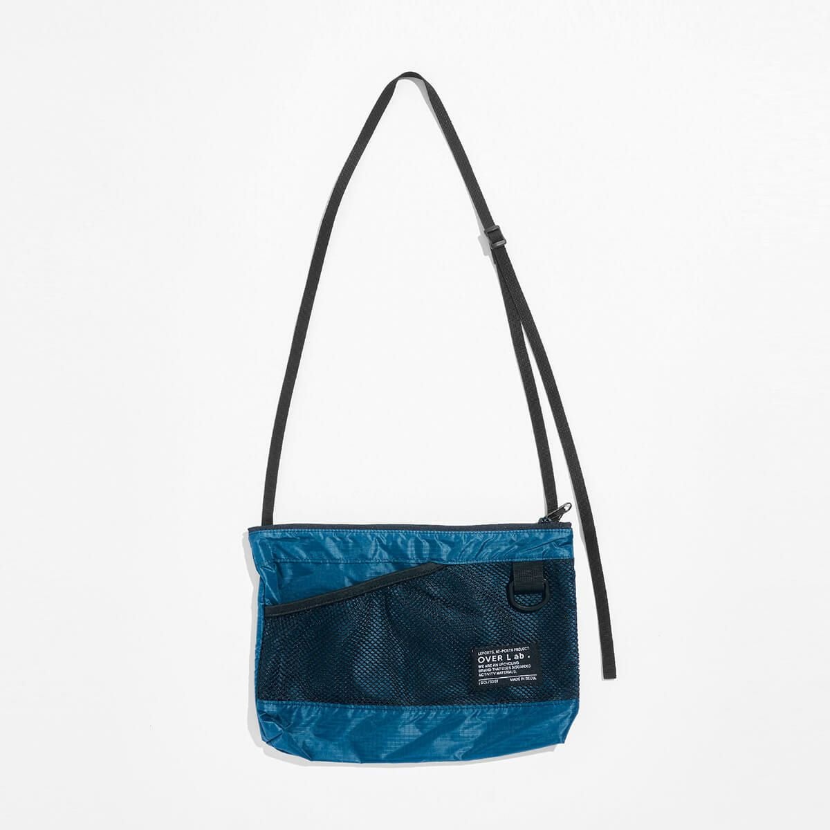 oroppas32出品 OverLab オーバーラボ mesh sacoche_navy | OverLab | CAViAR PRODUCTS