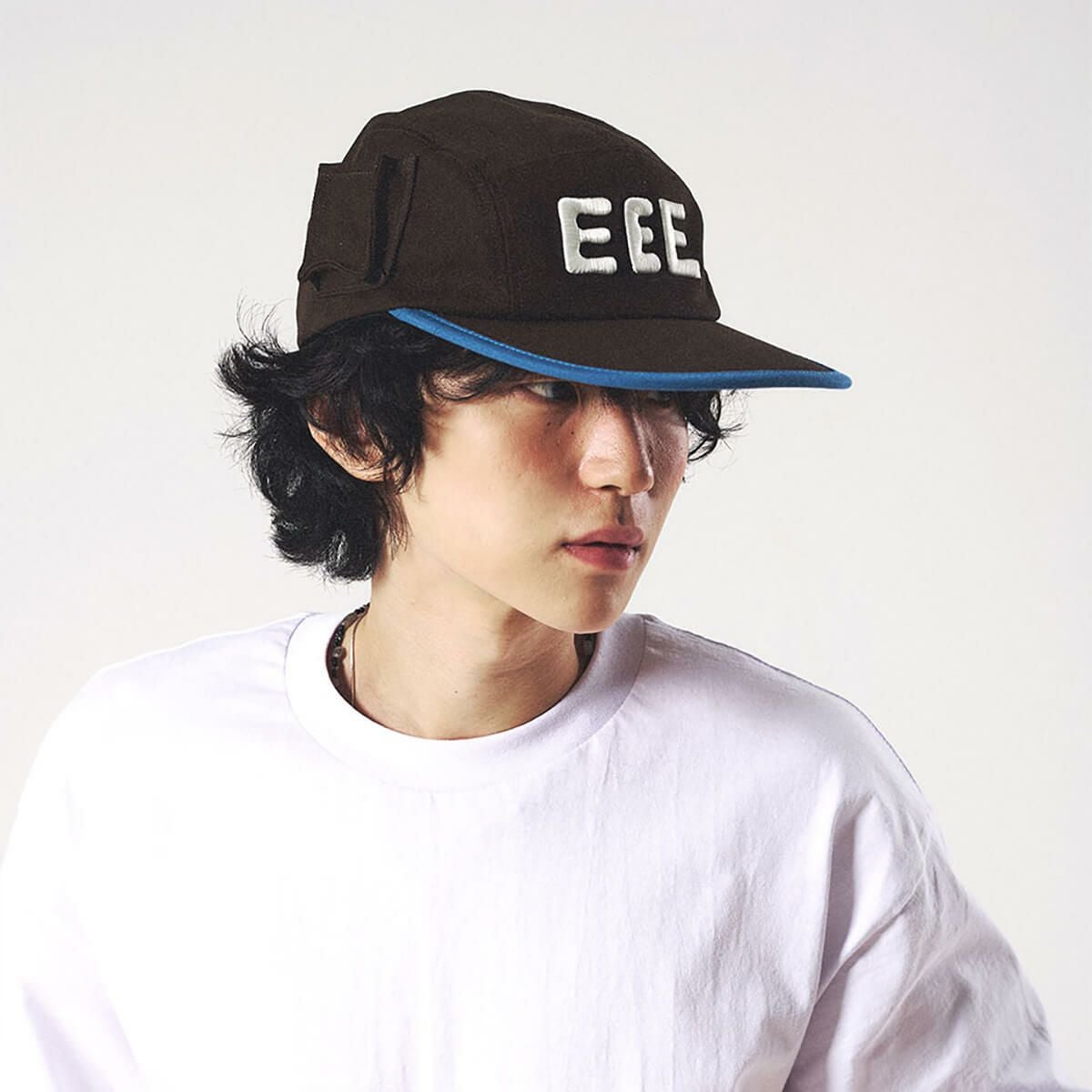 elldu エルドゥ EEE Pocket Camp Cap - Dark Brown | elldu | CAViAR