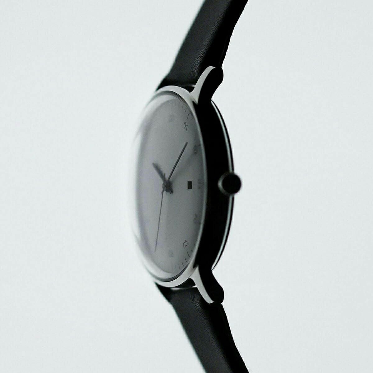 sazare さざれ SK01 / SS SILVER MIRROR FINISH / WHITE DIAL / SILVER