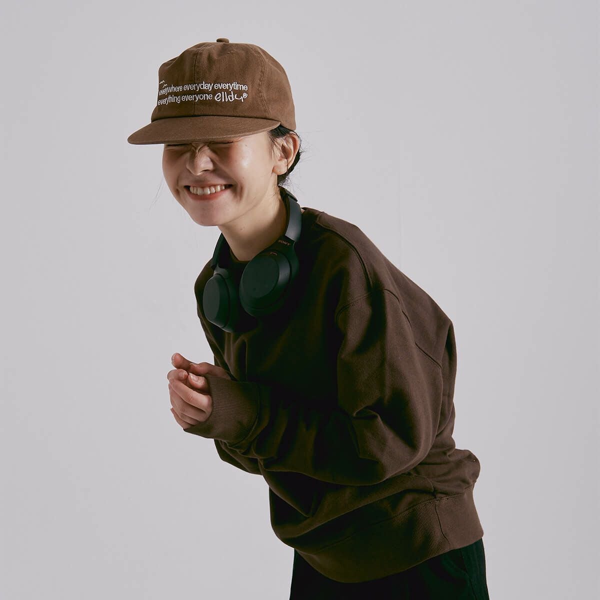 elldu エルドゥ every x5 stitch cap - Brown | elldu | CAViAR