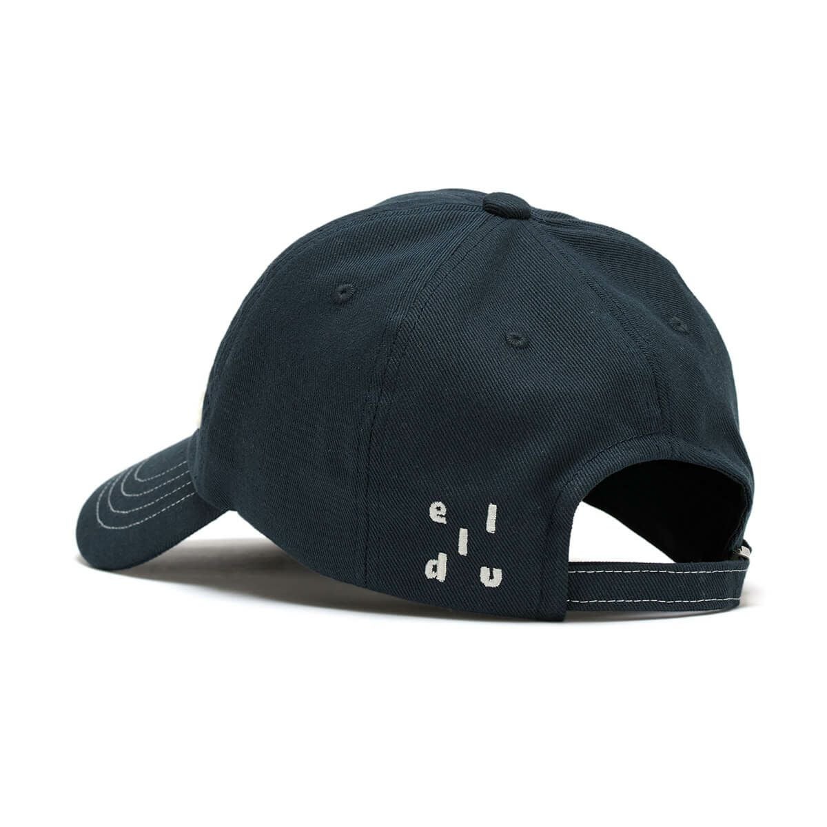 elldu エルドゥ Here and now stitch Ball cap - Navy | elldu