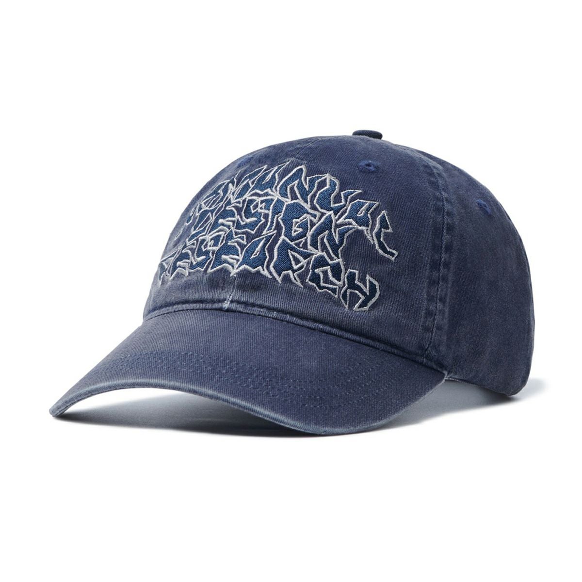NOMANUAL ノーマニュアル M.S.L BALL CAP - WASHED NAVY | NOMANUAL