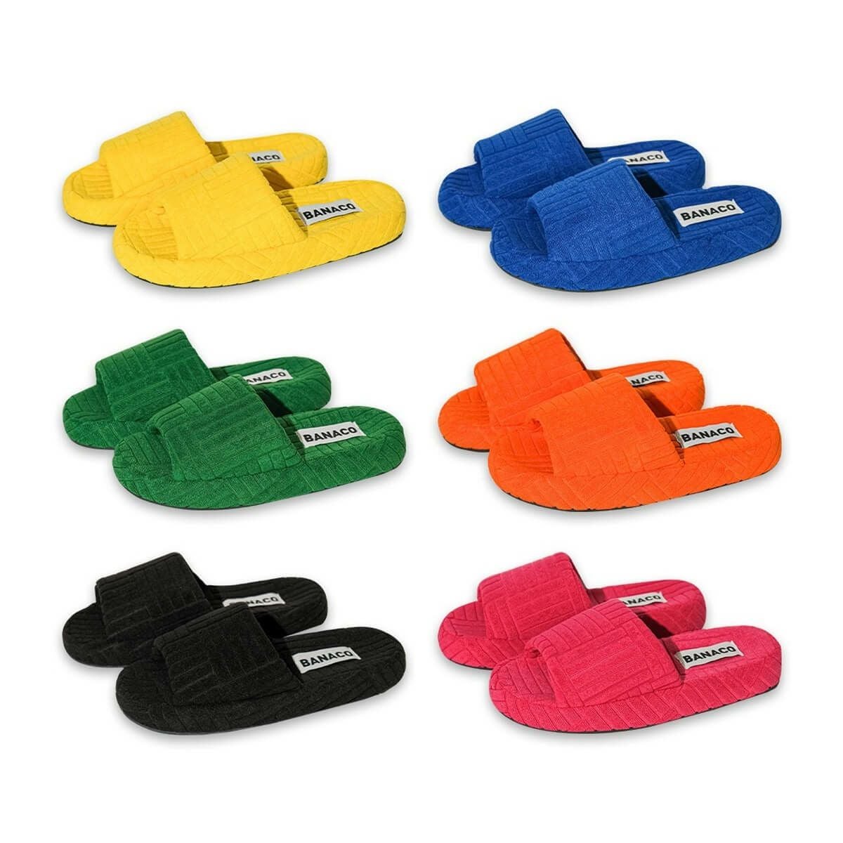 スリッパ VIVID TERRY ROOM SLIPPER - YELLOW | BANACO | CAViAR PRODUCTS
