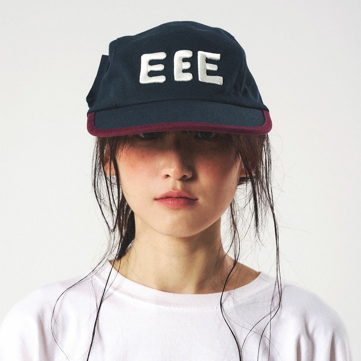 elldu エルドゥ EEE Pocket Camp Cap - Burgundy Navy | elldu