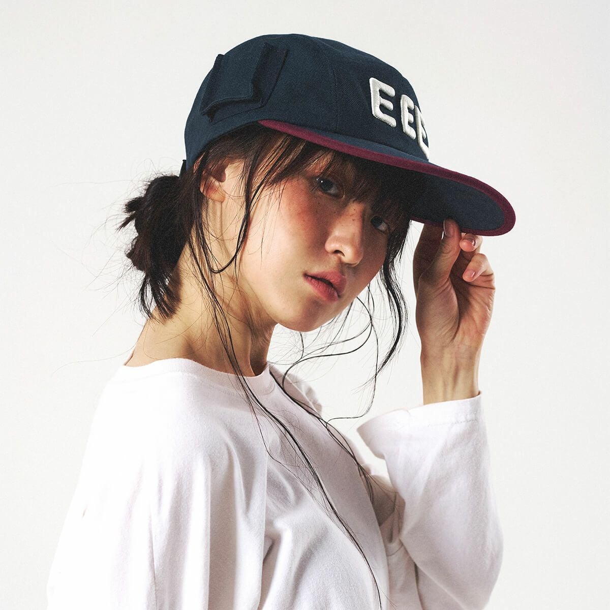 elldu エルドゥ EEE Pocket Camp Cap - Burgundy Navy | elldu elldu エルドゥ EEE Pocket Camp Cap - Burgundy Navy | elldu