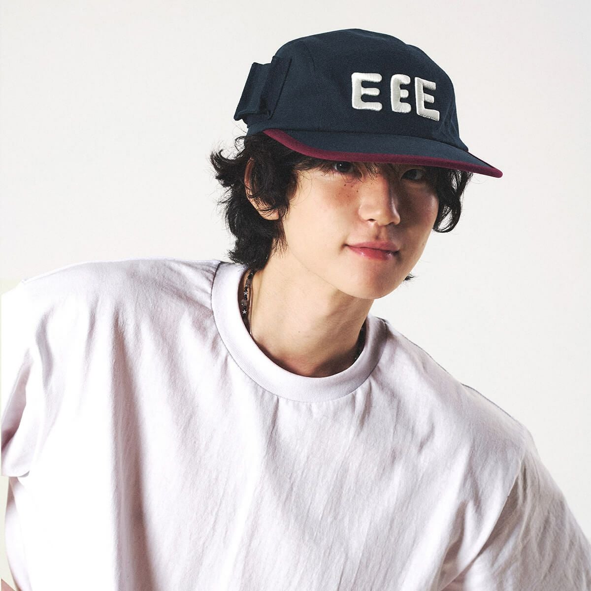elldu エルドゥ EEE Pocket Camp Cap - Burgundy Navy | elldu