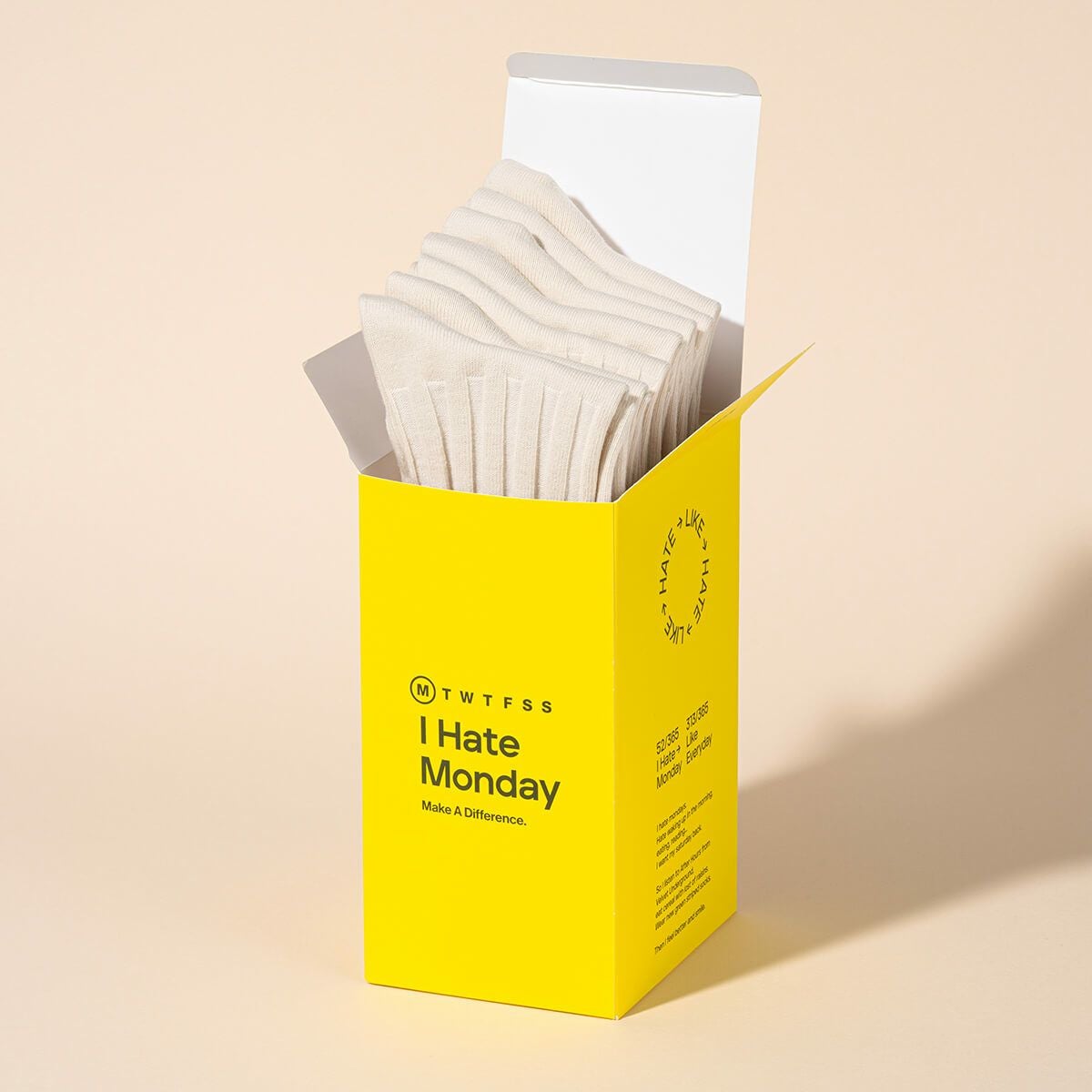 I HATE MONDAY IHM Gift Package lemon (for 7 pairs) | I HATE MONDAY