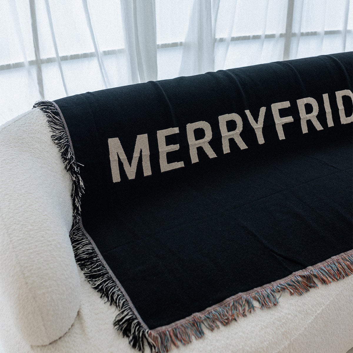 neru design works merry fri ブランケット neco Nero